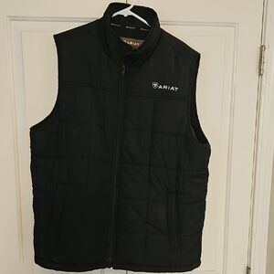 Ariat Men's Black Quilted Conceal Carry Vest